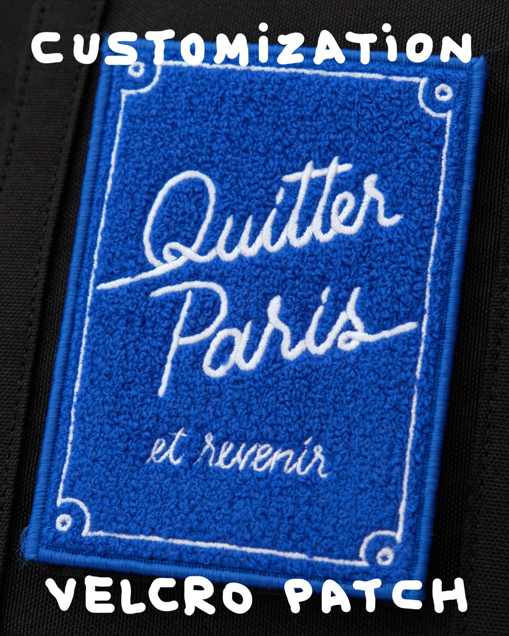 BASTILLE backpack + QUITTER PARIS BLUE