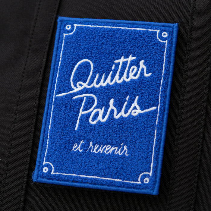 QUITTER PARIS BLUE chenille patch