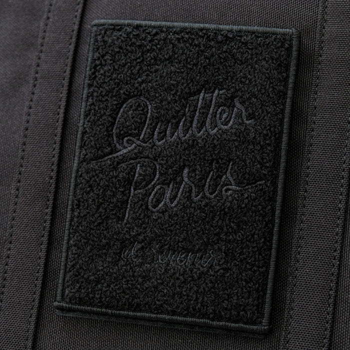QUITTER PARIS BLACK chenille patch